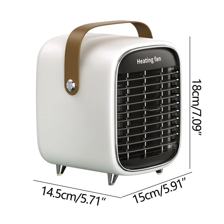 Riscaldatore elettrico portatile da tavolo Y36 Mini per ufficio domestico, US Plug White, US Plug Green, EU Plug White, EU Plug Green