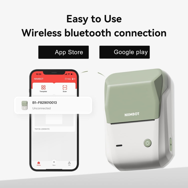Stampante termica portatile Bluetooth per etichette adesive NIIMBOT