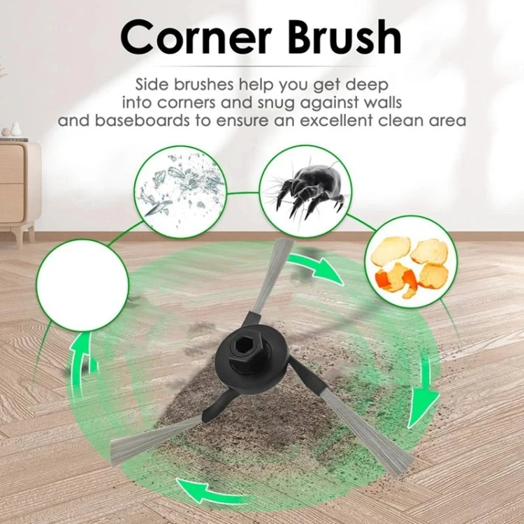 Per la sostituzione del robot aspirapolvere Dreame X40 Pro / X40 Ultra, Rubber Brush, Side Brush, Dust Bag, Bristle Brush, Filter, Rag