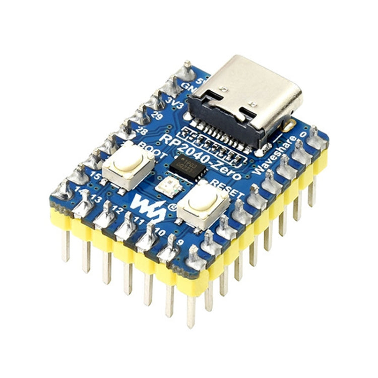 Scheda MCU Waveshare Pico-Like basata su Raspberry Pi RP2040, Zero, Zero-M