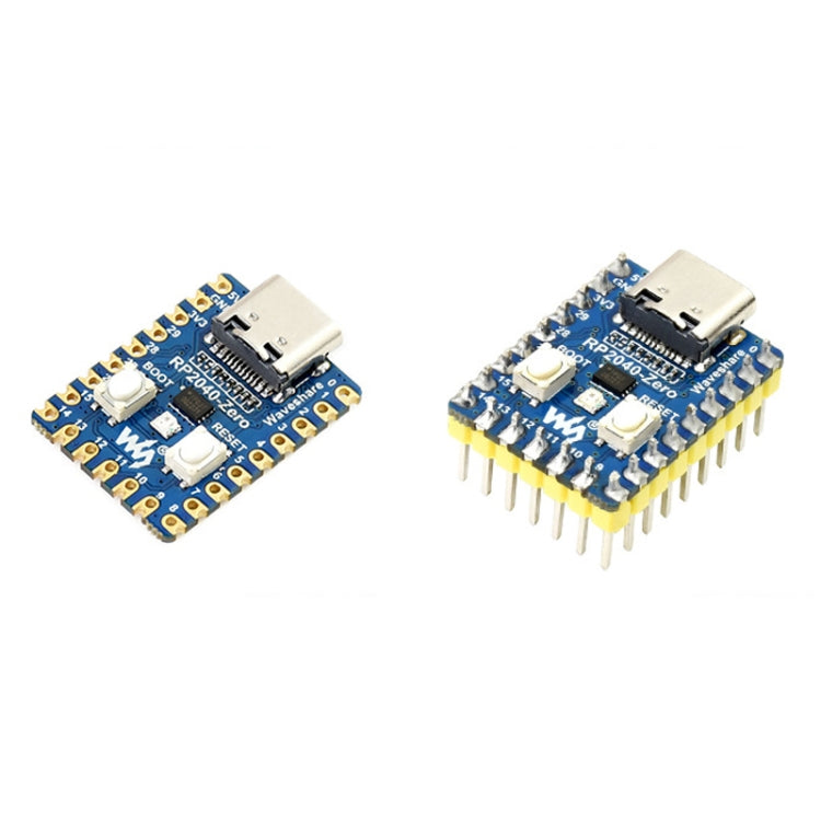 Scheda MCU Waveshare Pico-Like basata su Raspberry Pi RP2040, Zero, Zero-M