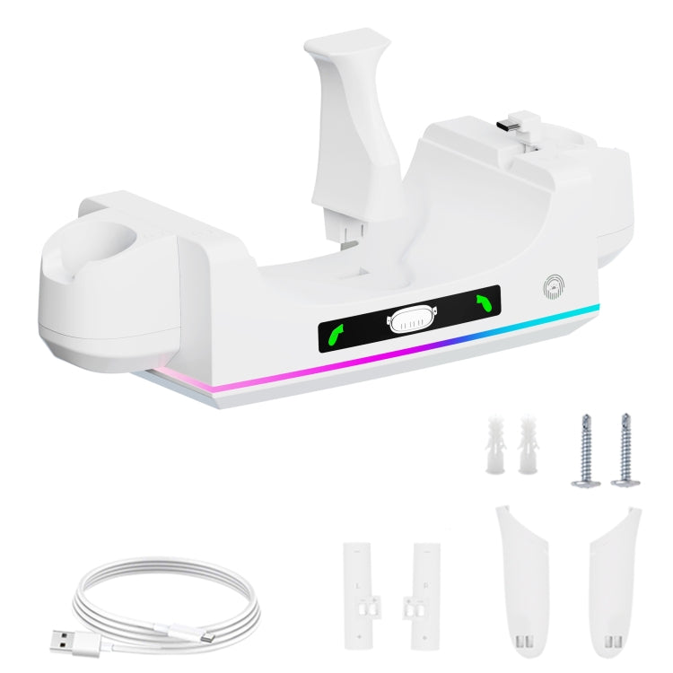 Supporto da parete per ricarica con supporto universale per VR iplay con illuminazione RGB, HBV-Q18