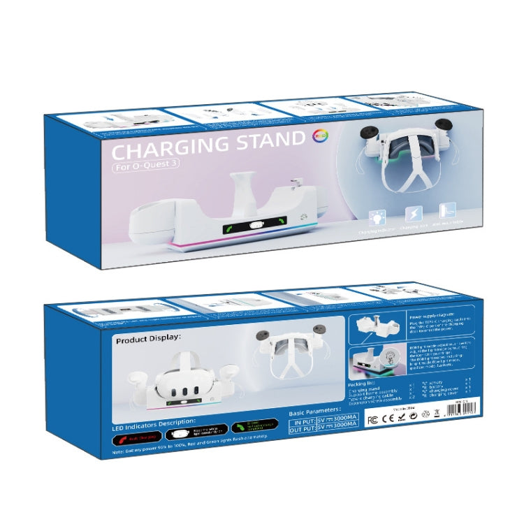 Supporto da parete per ricarica con supporto universale per VR iplay con illuminazione RGB, HBV-Q18