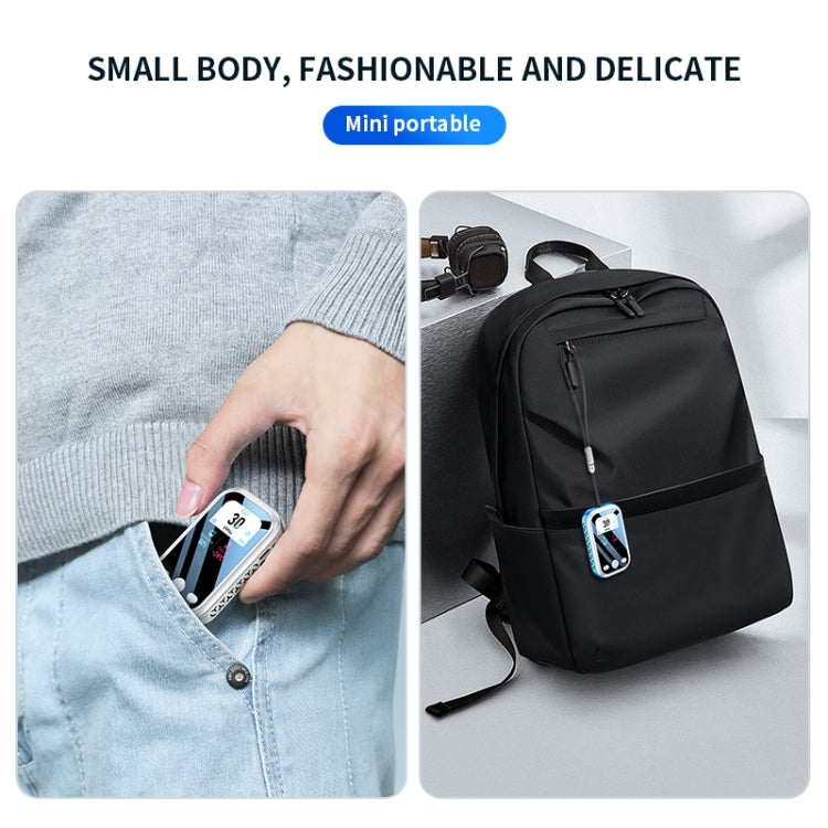 Rilevatore portatile di monossido di carbonio, allarme di rilevamento domestico esterno, D6 Gray, D6 Blue