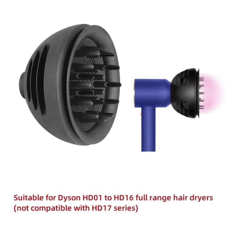Per Dyson HD01 a HD16 Asciugacapelli 2 in 1 Diffusore Ugelli Wave+Curl Doppio Scopo Diffusore Accessorio