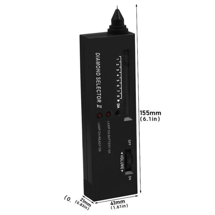 Misuratore di conduttività termica Penna di prova del diamante Strumento di identificazione della durezza dei cristalli, Diamond Test Pen