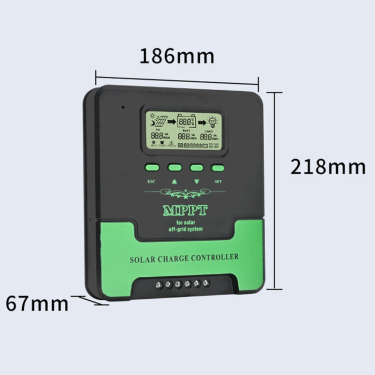 Regolatore solare di identificazione dell'illuminazione intelligente MPPT 12V/24V 60A, CM-D60, CM-D50