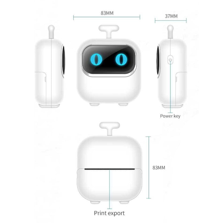 Stampante termica portatile Mini HD Bluetooth Studente Errore Titolo Nota Foto Stampa Etichettatrice Fotocamera