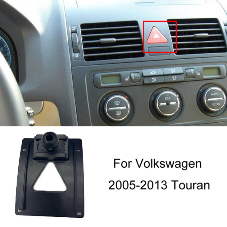 Per Volkswagen Car Air Outlet Base porta cellulare modificata, 05-13 Touran, 08-12 Lavida, 08-12 Bora, 09-13 Golf 6, 11-15 Passat, 11-18 POLO, 11-18 Touareg, 17-21 Magotan/19-20 CC, 14-20 Golf, 12-14 Sagitar, 12-14 Magotan