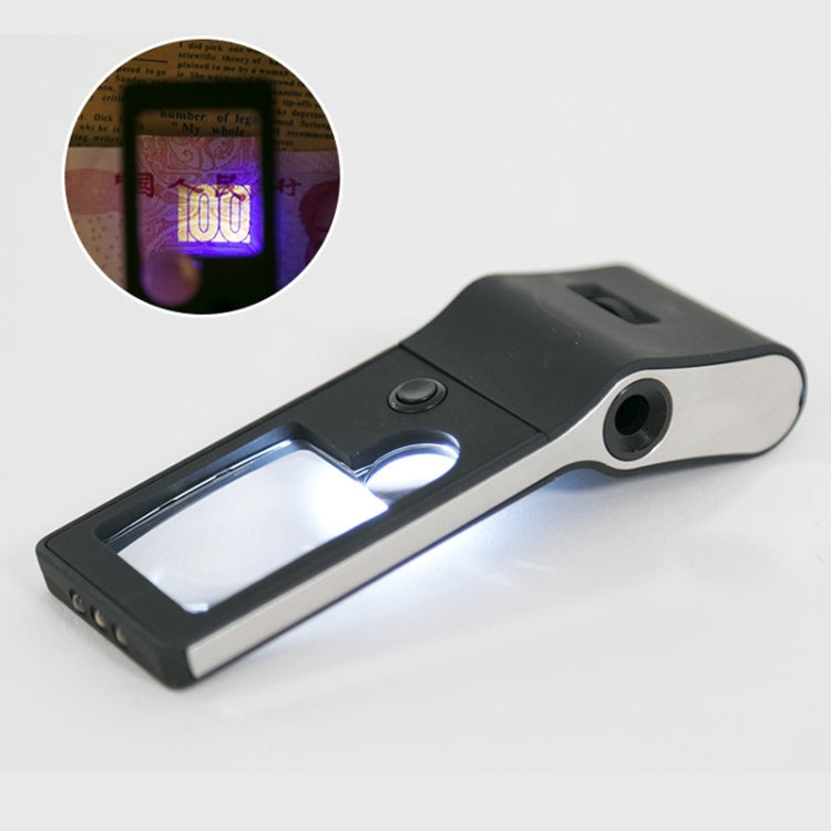 Lente d'ingrandimento 3X 10X 55X Microscopio con luce LED e UV