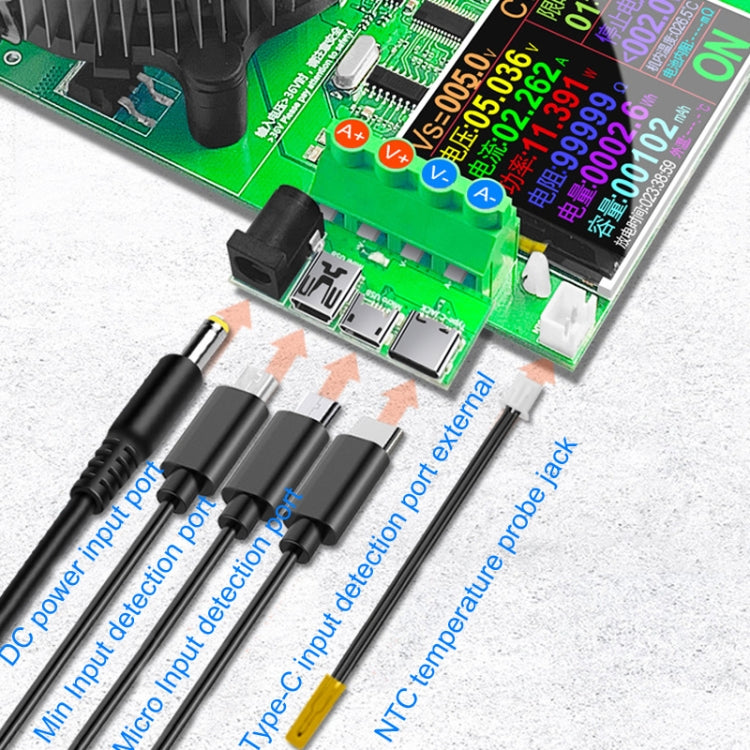 ATORCH Tester di invecchiamento del carico di scarica a corrente costante regolabile e controllato digitalmente, spina USA