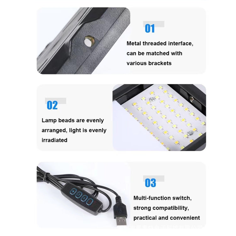 Desktop Live Square Beauty Fill Light, 6-inch Light + Gimbal + Telescopic Tripod, 8-inch Light + Gimbal + Telescopic Tripod