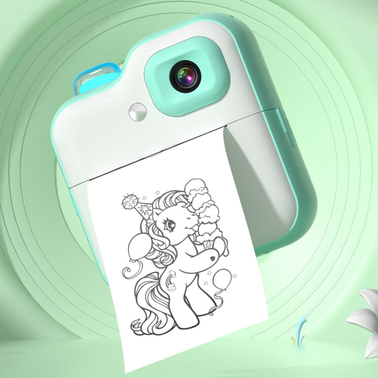 Q6 Kids Digital Camera Mini Instant Print Camera Toy Wireless HD Print Photo Gift