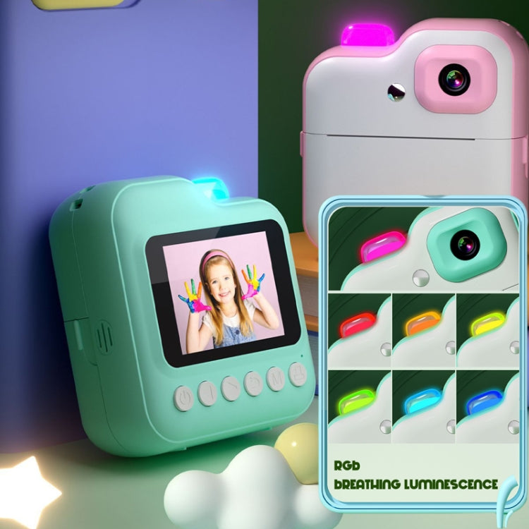 Q6 Kids Digital Camera Mini Instant Print Camera Toy Wireless HD Print Photo Gift