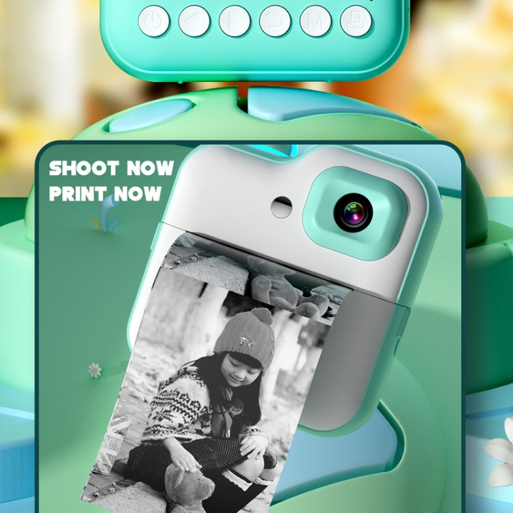 Q6 Kids Digital Camera Mini Instant Print Camera Toy Wireless HD Print Photo Gift