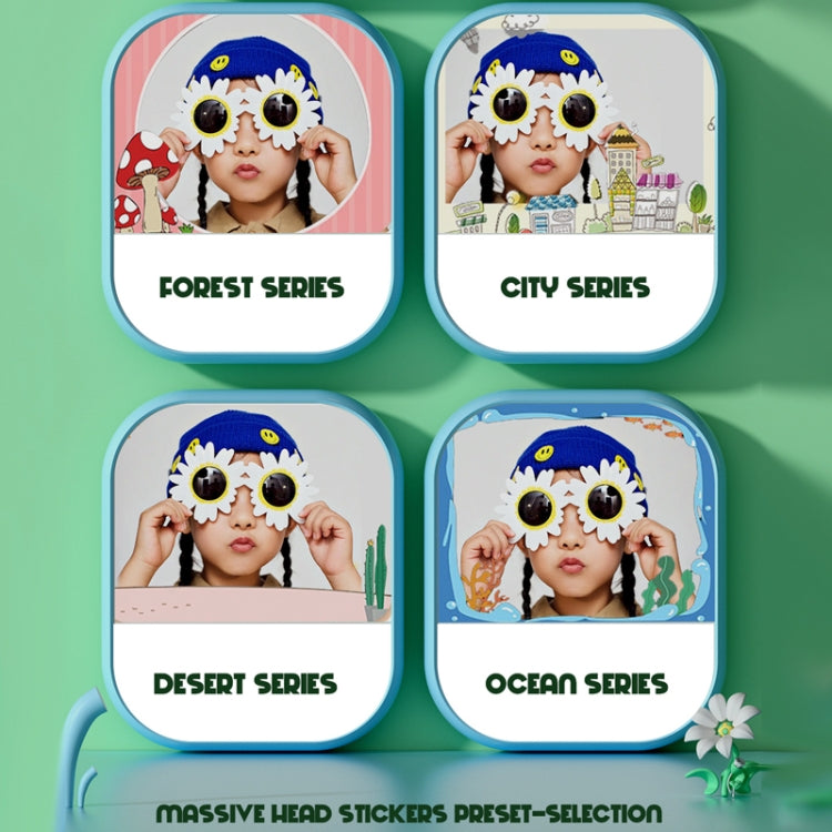 Q6 Kids Digital Camera Mini Instant Print Camera Toy Wireless HD Print Photo Gift
