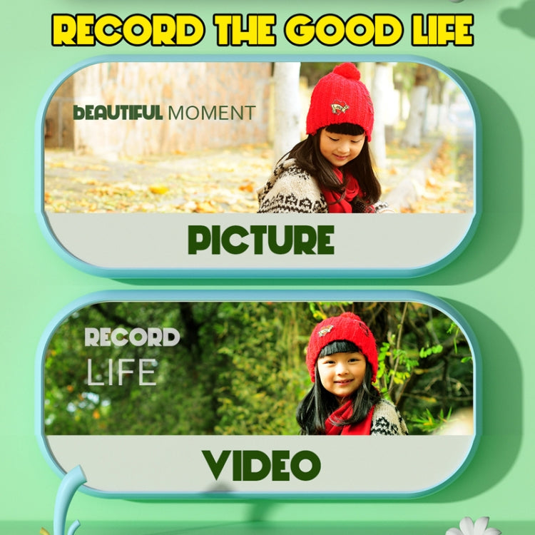 Q6 Kids Digital Camera Mini Instant Print Camera Toy Wireless HD Print Photo Gift