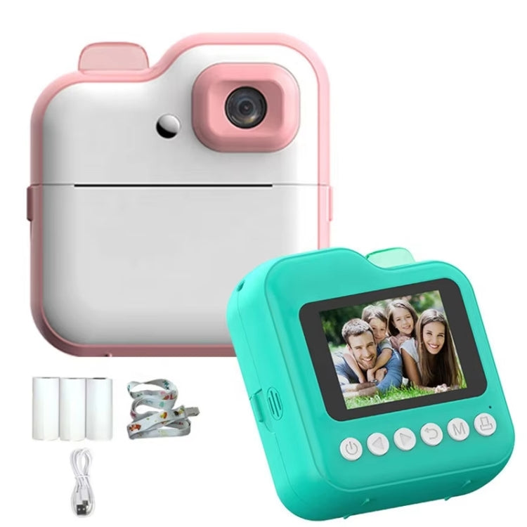 Q6 Kids Digital Camera Mini Instant Print Camera Toy Wireless HD Print Photo Gift