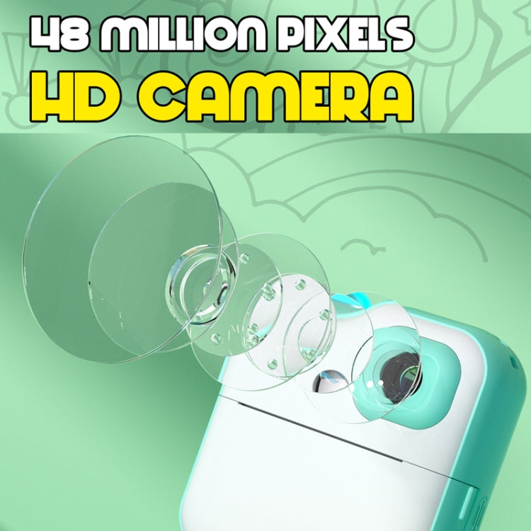 Q6 Kids Digital Camera Mini Instant Print Camera Toy Wireless HD Print Photo Gift
