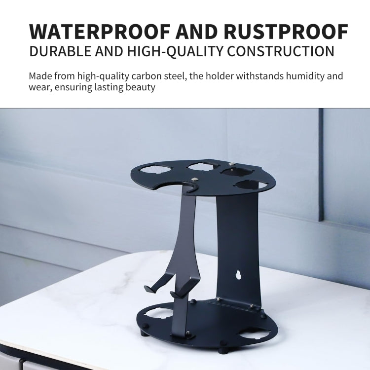 Per Dyson Airwrap Ferro arricciacapelli Supporto da tavolo Supporto da parete in acciaio al carbonio