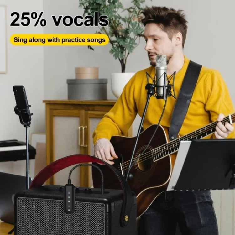 T300 Singing Practice Processore vocale dal vivo Ricevitore Bluetooth, T300