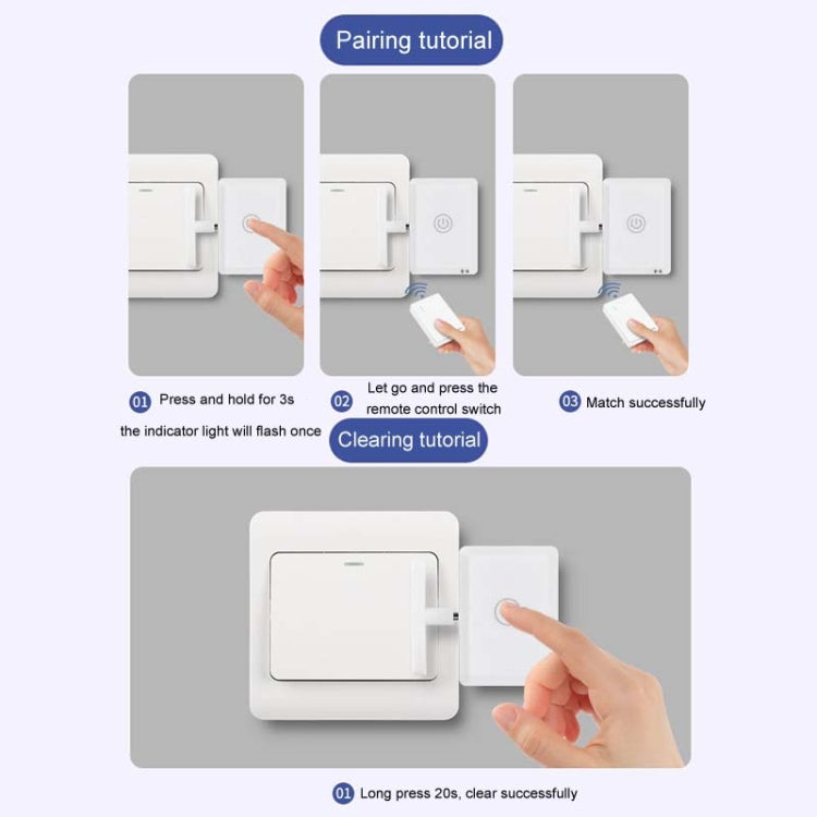 HanPai Intelligent Remote Control Home Use Nessun cablaggio Strumento di spegnimento luci pigro, Ordinary
