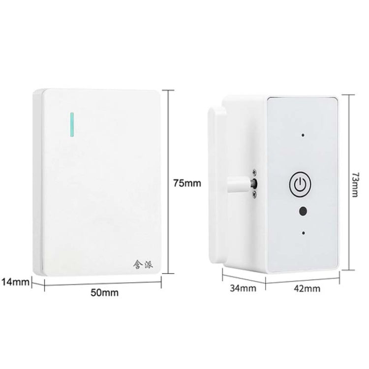 HanPai Strumento di spegnimento luci pigro con telecomando intelligente potenziato per uso domestico, senza cavi, Heightened