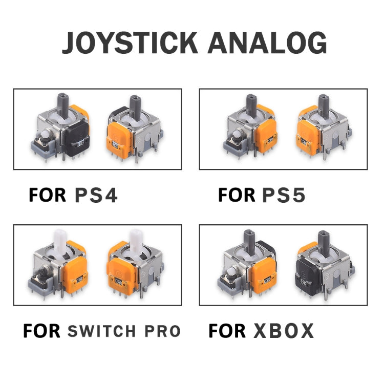 Joystick elettromagnetico Hall regolabile ad alta precisione, For PS5 Gen3, For PS4, For Switch Pro, For XBOX