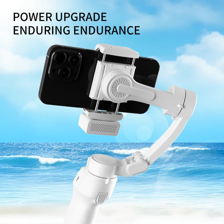 Stabilizzatore palmare Smart Gimbal anti-vibrazione a tre assi con Face Follow Shot, F11 (White), F11 (Black)