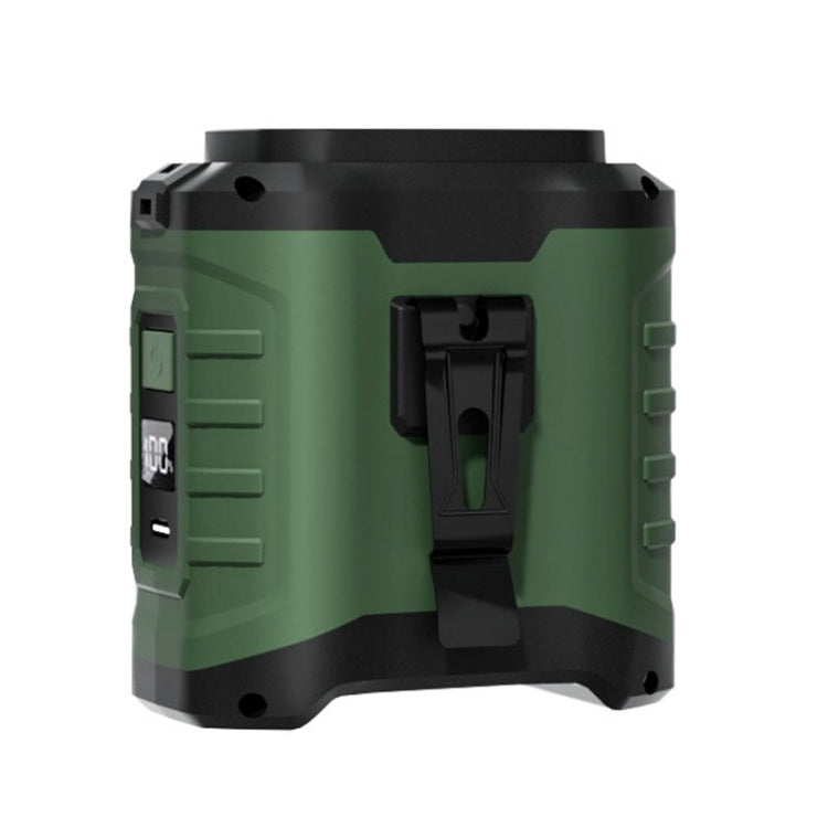Ventilatore USB portatile da appendere alla vita per esterni, mini ventilatore ad alta potenza eolica, 4000mAh, 10000mAh