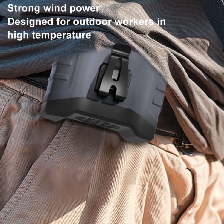 Ventilatore USB portatile da appendere alla vita per esterni, mini ventilatore ad alta potenza eolica, 4000mAh, 10000mAh