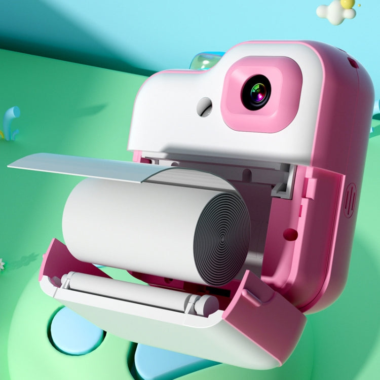 Mini macchina fotografica digitale per bambini con stampa ad alta definizione, Pink, Green, Pink+32G TF Card, Pink+64G TF Card
