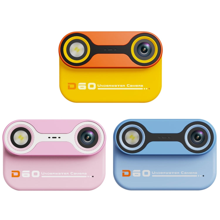 D60 3m impermeabile 2K HD 10X 2,4 pollici foto video registrazione bambini mini telecamera esterna