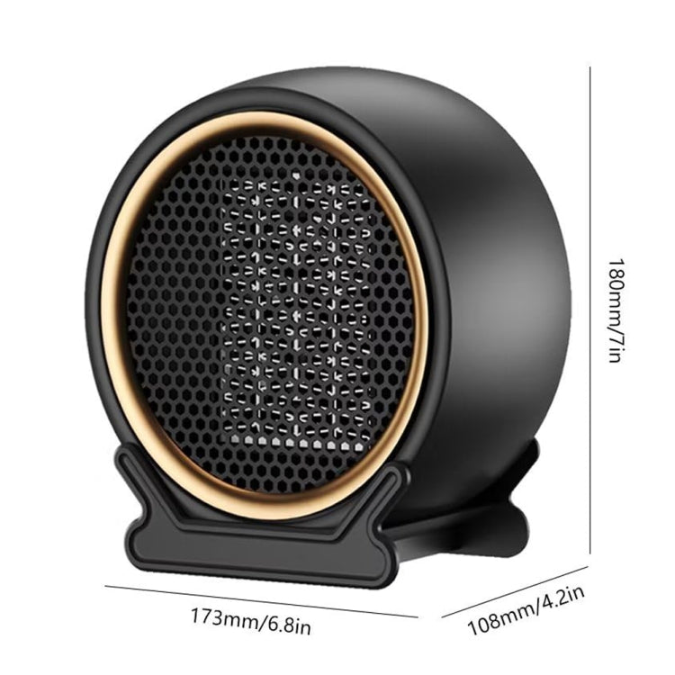 Riscaldatore da tavolo ad alta potenza a due velocità da 1800 W, riscaldatore domestico a riscaldamento rapido, EU Plug, UK Plug, US Plug