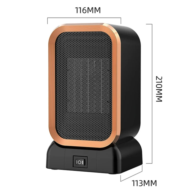 Riscaldatore domestico ad alta potenza da 1000 W, piccolo riscaldatore da tavolo in ceramica PTC, EU Plug, UK Plug, US Plug