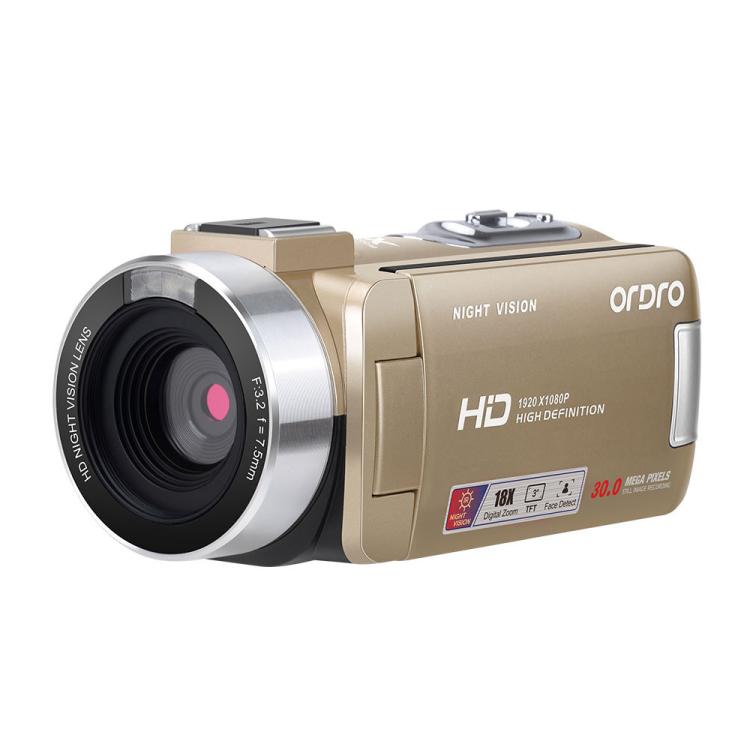 Telecamera digitale a infrarossi per visione notturna HD 1080P 30fps Ordro, B320 Black, B320 Gold