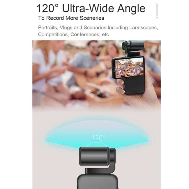 Ordro 3,5 pollici grande schermo 5K videocamera tascabile registrazione, M3