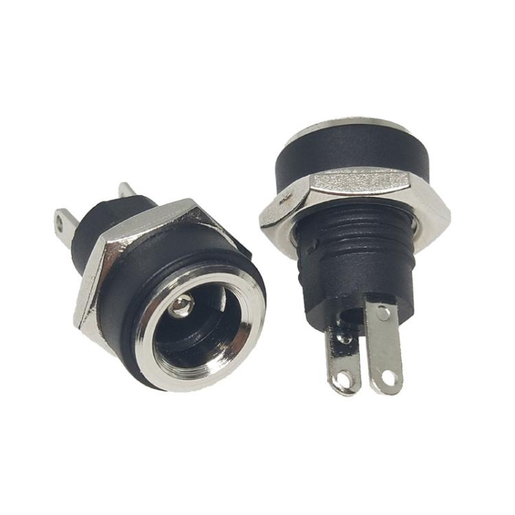 Presa di alimentazione femmina CC per apparecchiature elettroniche da 30 pezzi con dado, DC5.5x2.1MM, DC5.5x2.1MM Full Copper, DC5.5x2.5MM, DC3.5x1.3MM