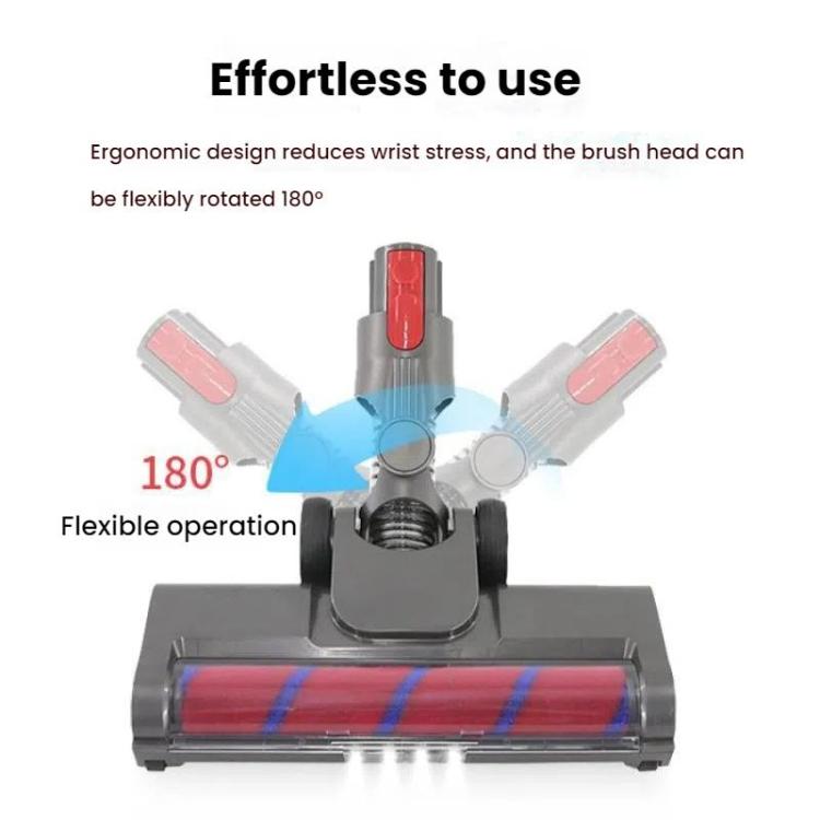 Per Dyson V7 / V8 / V10 / V11 Aspirapolvere Spazzola per Pavimenti con Luce LED, 03A Soft Velvet, 03B Roller Soft Velvet, 03B Roller Carpet