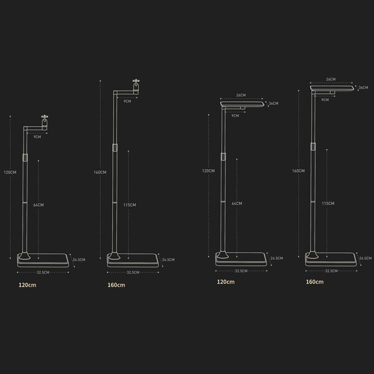 Staffa telescopica per proiettore nascosto da pavimento per uso domestico Xiaotian, 1.2m Pallet Model, 1.2m Bend Model, 1.6m Bend Model, 1.6m Pallet Model