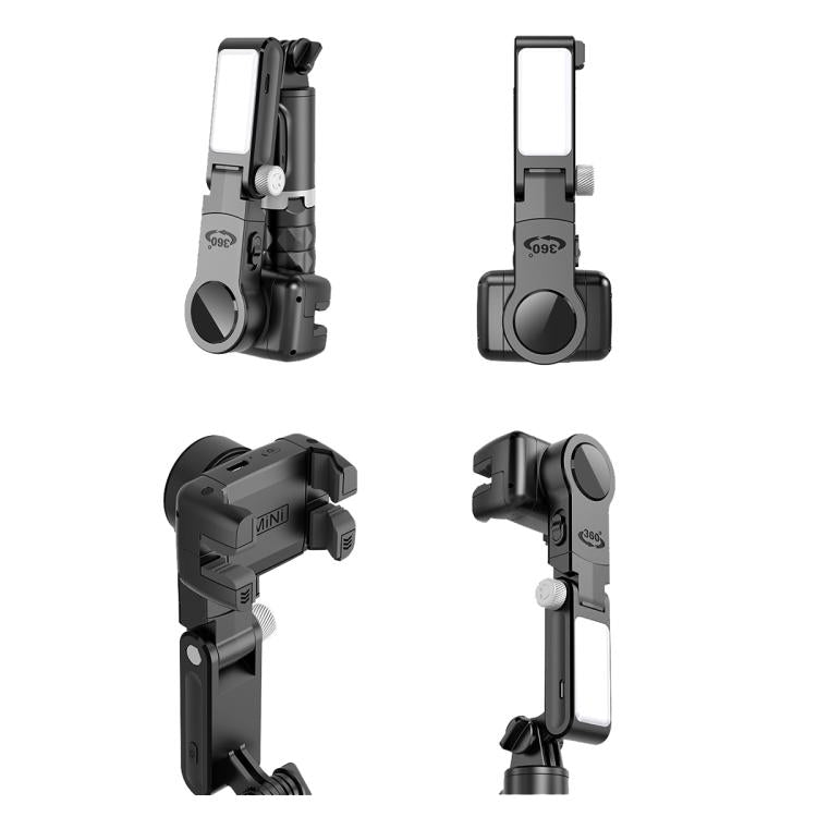 TokQi Q18 Desktop Wireless Remote Control Gimbal Stabilizzatore Portatile Luce di Riempimento Selfie Stick Treppiede