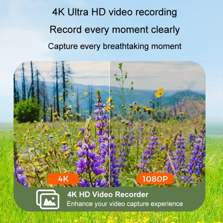 Videocamera digitale micro SLR touch screen 4K HD, videocamera DSLR MP3, videocamera anti-vibrazione da 64 MP, videocamera per vlogging