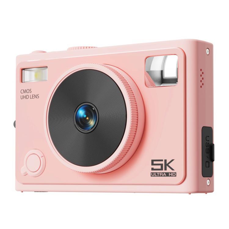 Fotocamera digitale 5K WiFi 72MP Doppia lente Messa a fuoco automatica Zoom digitale 18X Filtri colore per studenti CCD Fotocamera di bellezza