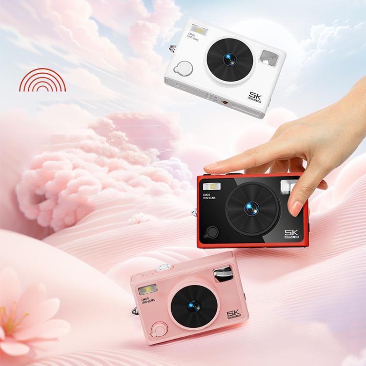 Fotocamera digitale 5K WiFi 72MP Doppia lente Messa a fuoco automatica Zoom digitale 18X Filtri colore per studenti CCD Fotocamera di bellezza