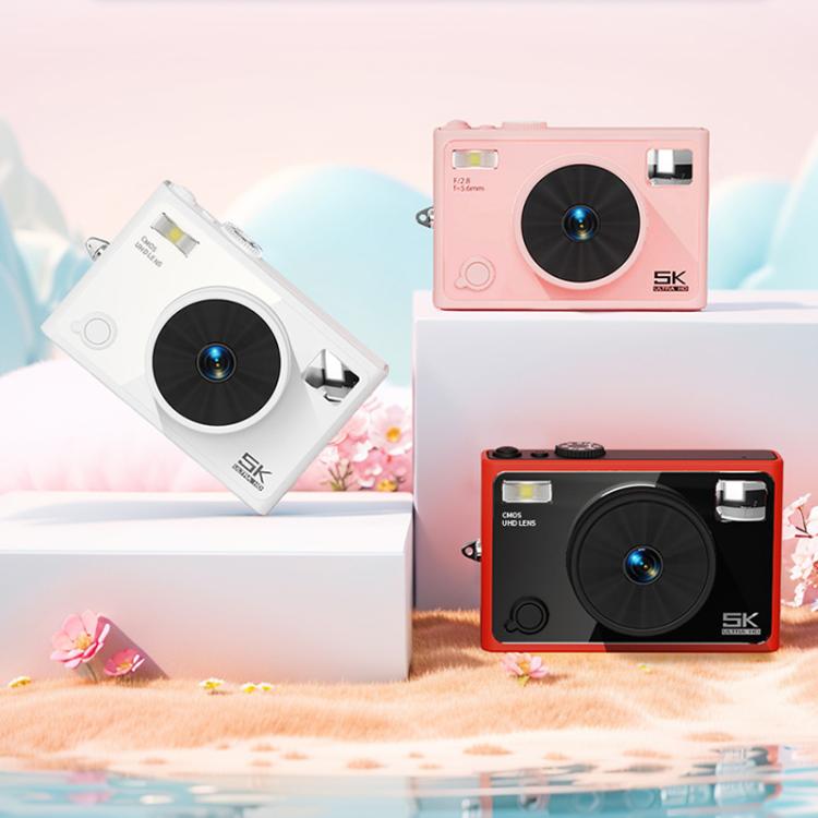 Fotocamera digitale 5K WiFi 72MP Doppia lente Messa a fuoco automatica Zoom digitale 18X Filtri colore per studenti CCD Fotocamera di bellezza