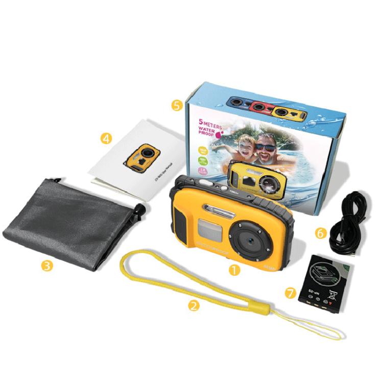 IP68 5m impermeabile Sport Digital Camera Bambini Student DV Camera