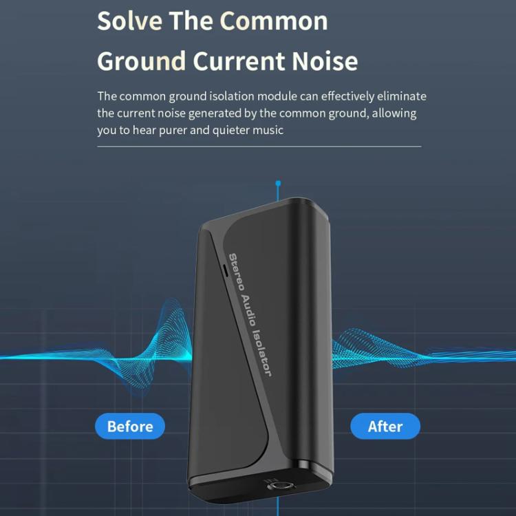 Ricevitore isolatore di terra comune audio Bluetooth 5.4, anti-interferenza, riduttore di rumore, M29