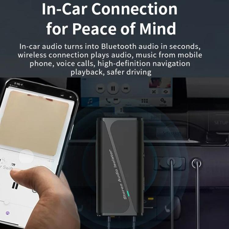 Ricevitore isolatore di terra comune audio Bluetooth 5.4, anti-interferenza, riduttore di rumore, M29