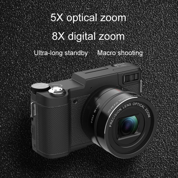 Micro SLR Zoom ottico 5X / Zoom digitale 8X Fotocamera digitale 48MP HD Riprese Videocamera fotografica