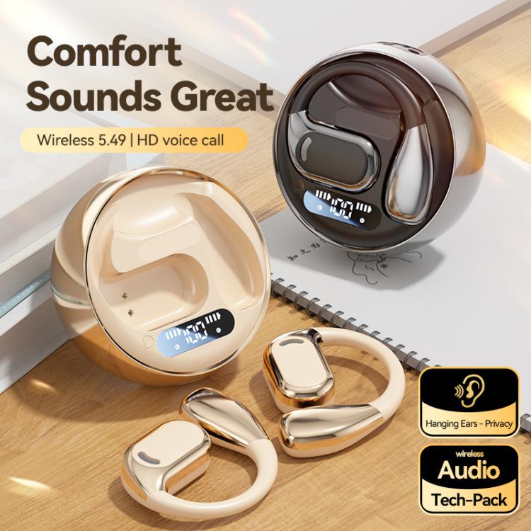 M76 Auricolare Bluetooth con display digitale sopra l'orecchio e traduzione AI intelligente
